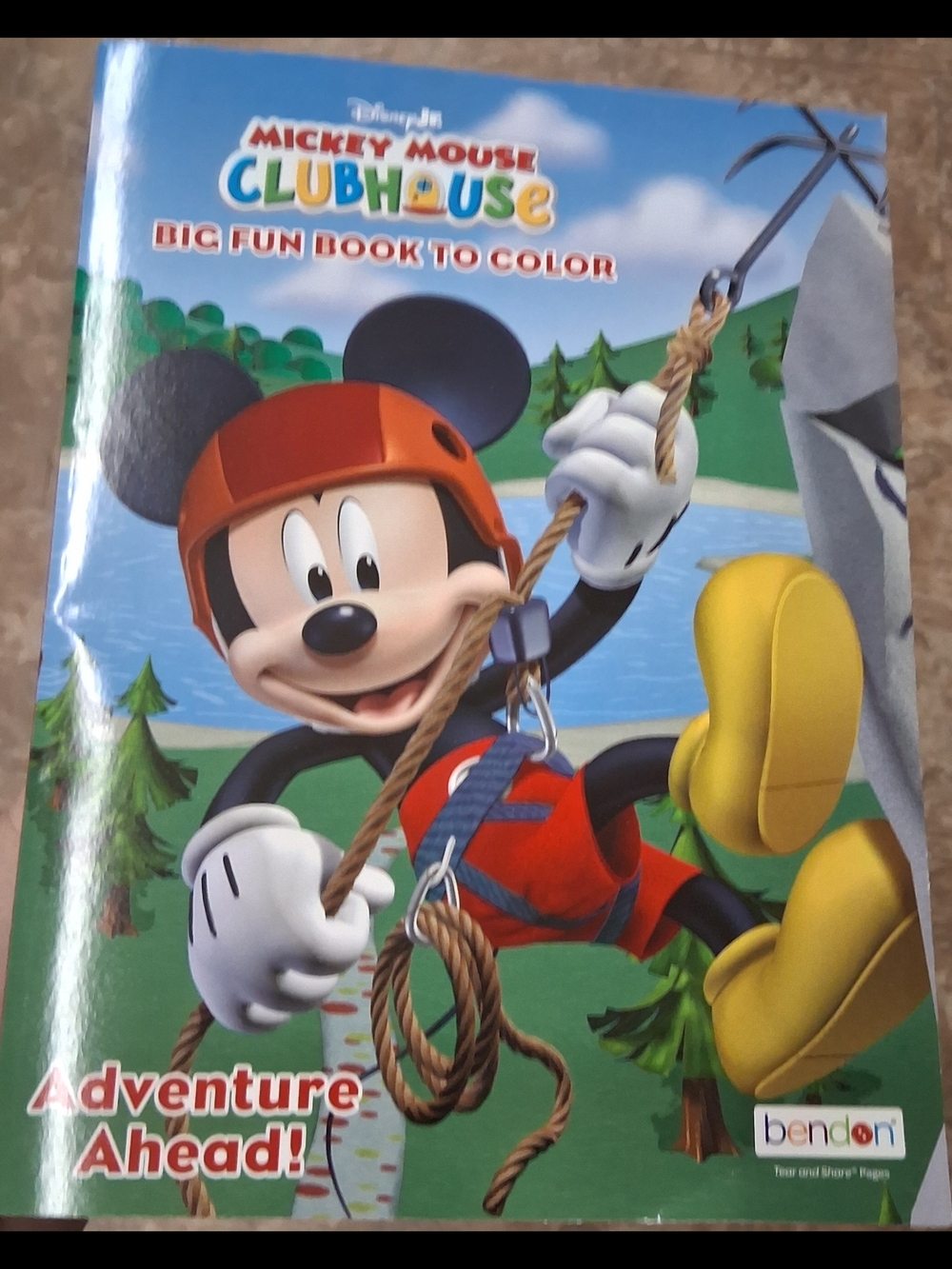 New Disney Mickey Mouse Adventure Ahead Coloring And Activity Book